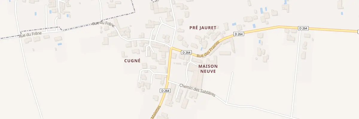 Plan du 1 Rue des Prairies à Saint-Christophe