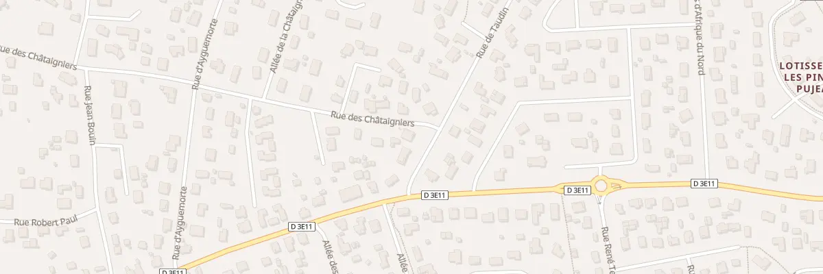 Plan du 56 Rue des Châtaigniers à Biganos