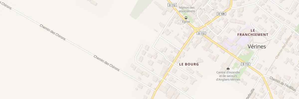 Plan du 6 Rue des Vignes à Vérines