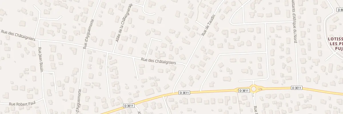 Plan du 69T Rue des Châtaigniers à Biganos