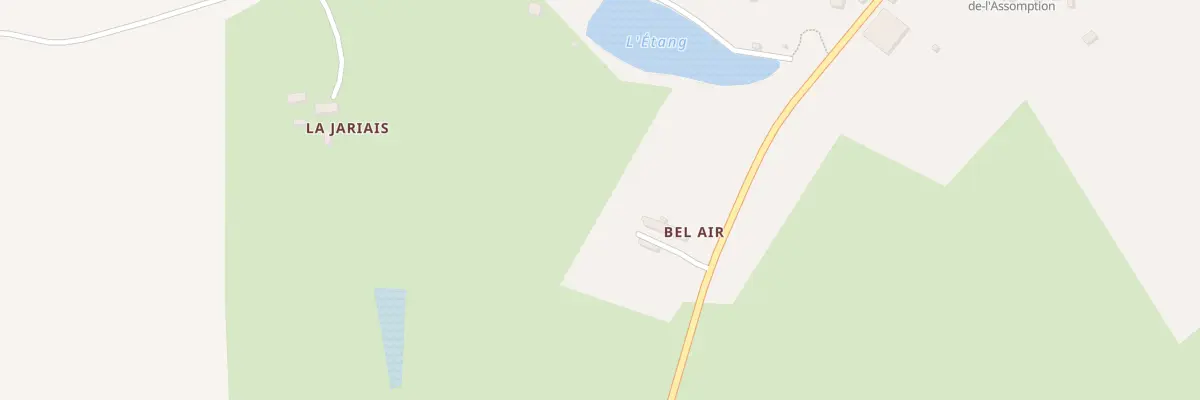 Plan du 2 Bel Air à La Dorée