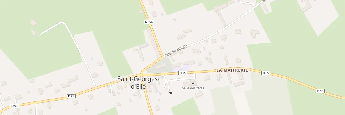 Plan du 2 Rue du Moulin à Saint-Georges-d’Elle