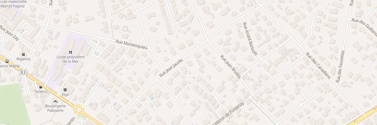 Plan du 18 Rue Jean Jaurès à Biganos