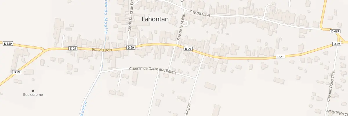 Plan du 46 Rue du Bois à Lahontan