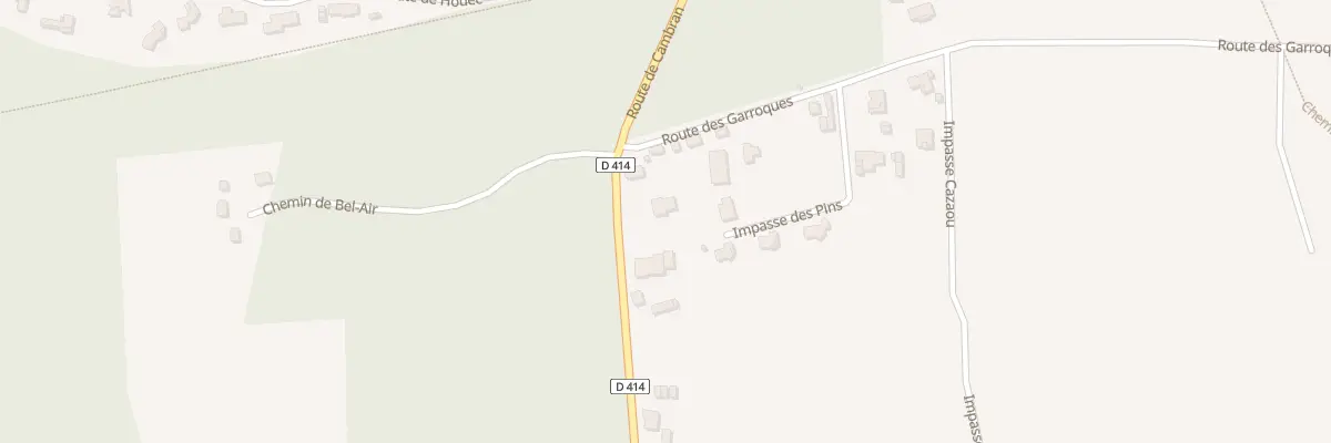 Plan du 1911 Rte de Cambran à Candresse