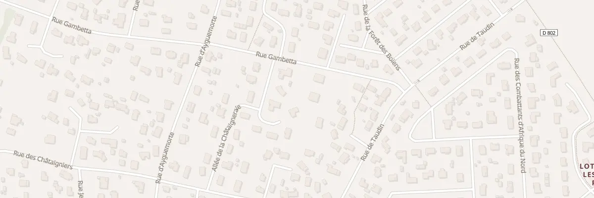 Plan du 80 Rue Gambetta à Biganos