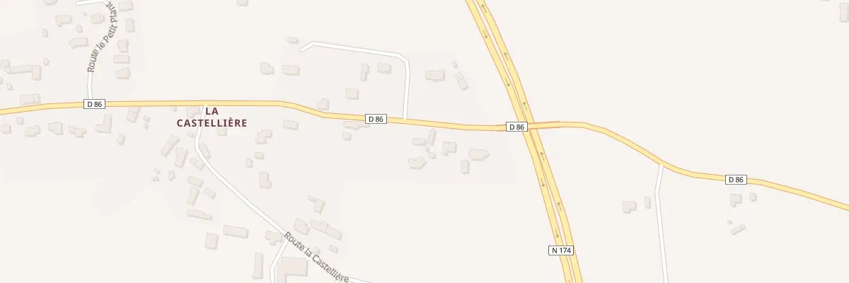 Plan du 54 Rte La Castelliere - Gieville à Torigny-les-Villes