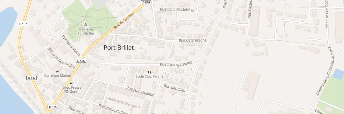 Plan du 20 Rue Jean Raty à Port-Brillet