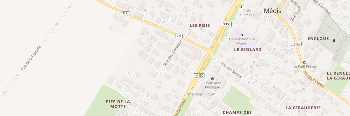 Plan du 6 Rue des Alouettes à Médis