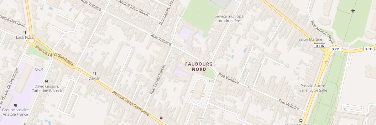 Plan du 60 Rue Voltaire à Rochefort