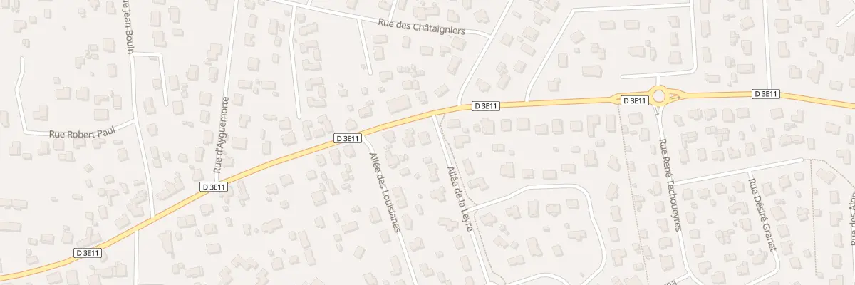 Plan du 50 Rue Georges Clémenceau à Biganos
