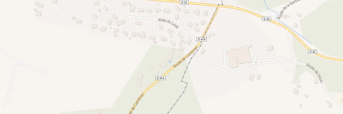 Plan du 210 Rte de Cambran à Candresse