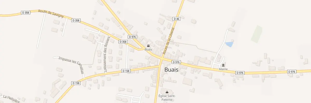Plan du 6 Rte de Saint Hilaire Buais à Buais-Les-Monts
