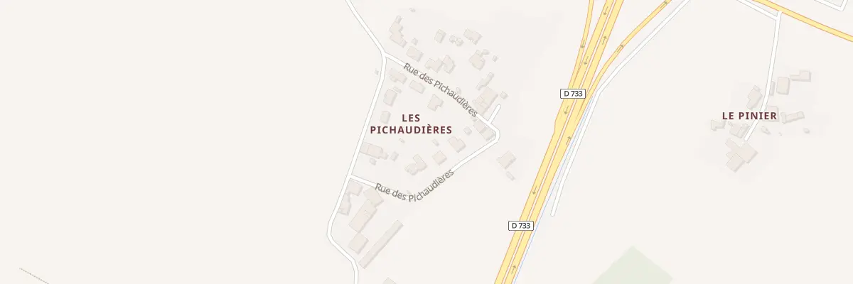Plan du 4 Rue des Pichaudières à Échillais