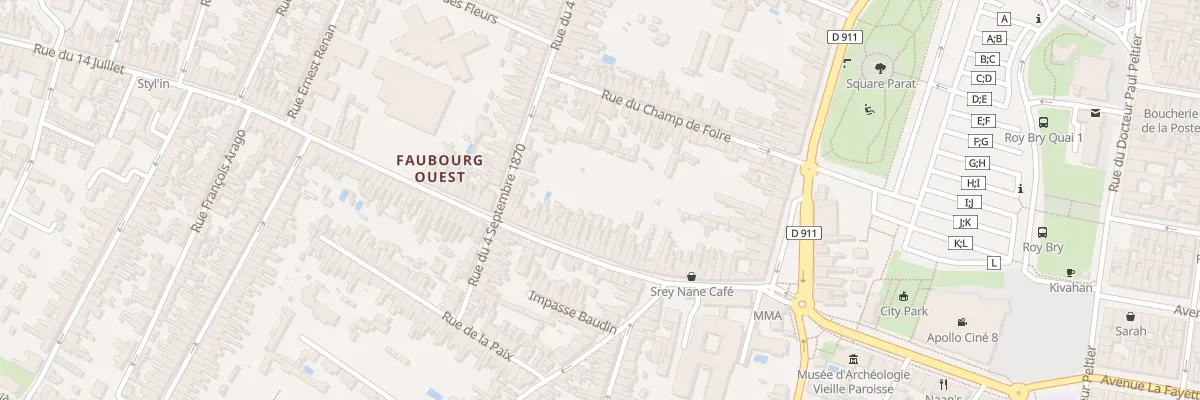 Plan du 35 Rue du Quatorze Juillet à Rochefort