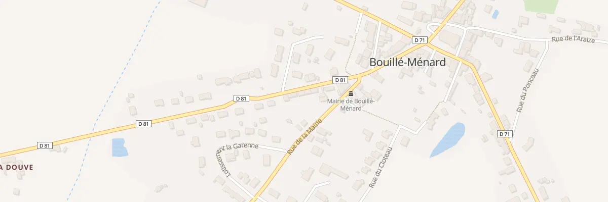Plan du 7 Rte de Bourg l’Evêque à Bouillé-Ménard