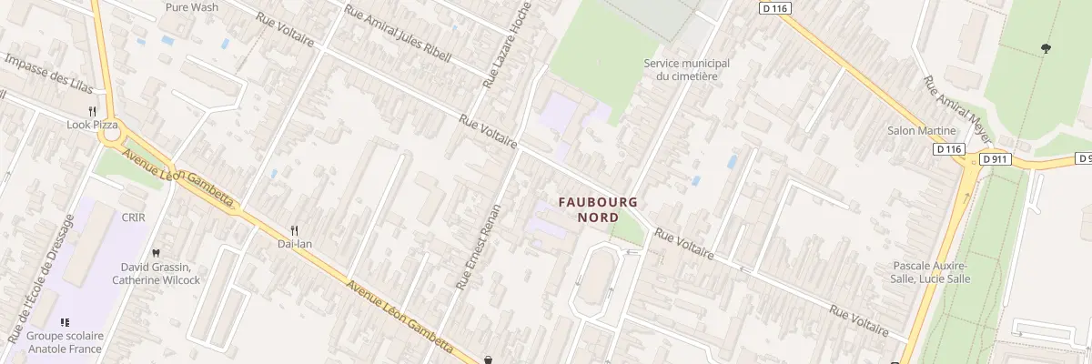 Plan du 66 Rue Voltaire à Rochefort