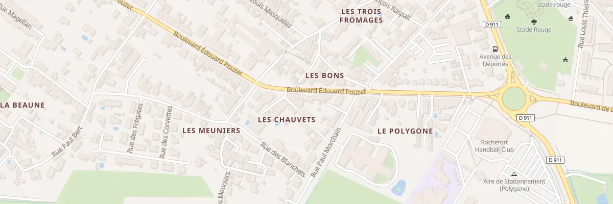 Plan du 28 Bd Edouard Pouzet à Rochefort