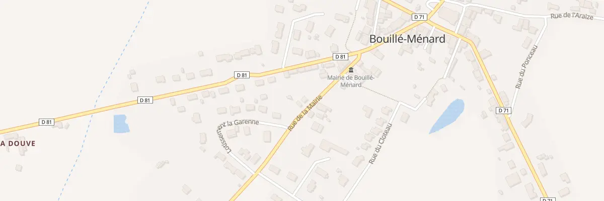 Plan du 14 Rue de la Mairie à Bouillé-Ménard