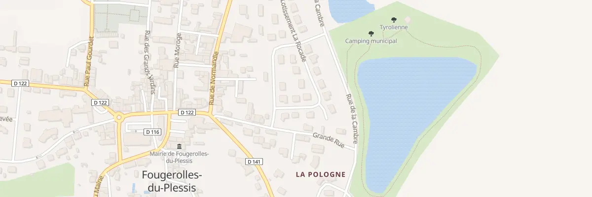Plan du 3 Lot La Rocade à Fougerolles-du-Plessis