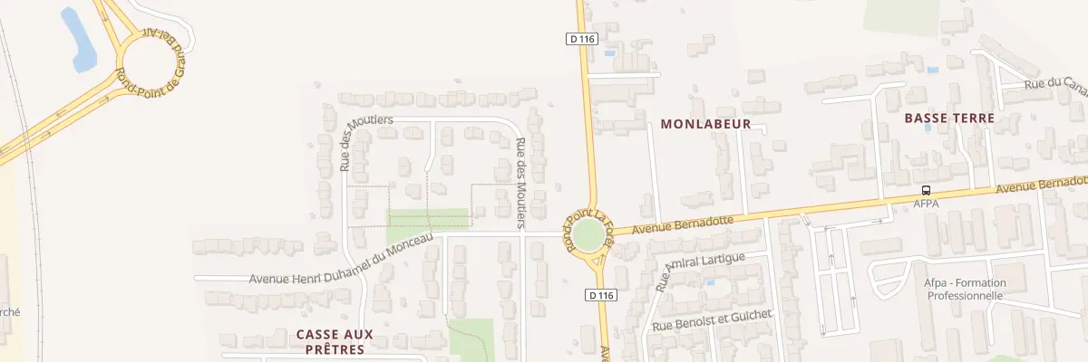 Plan du 8 Rue des Moutiers à Rochefort