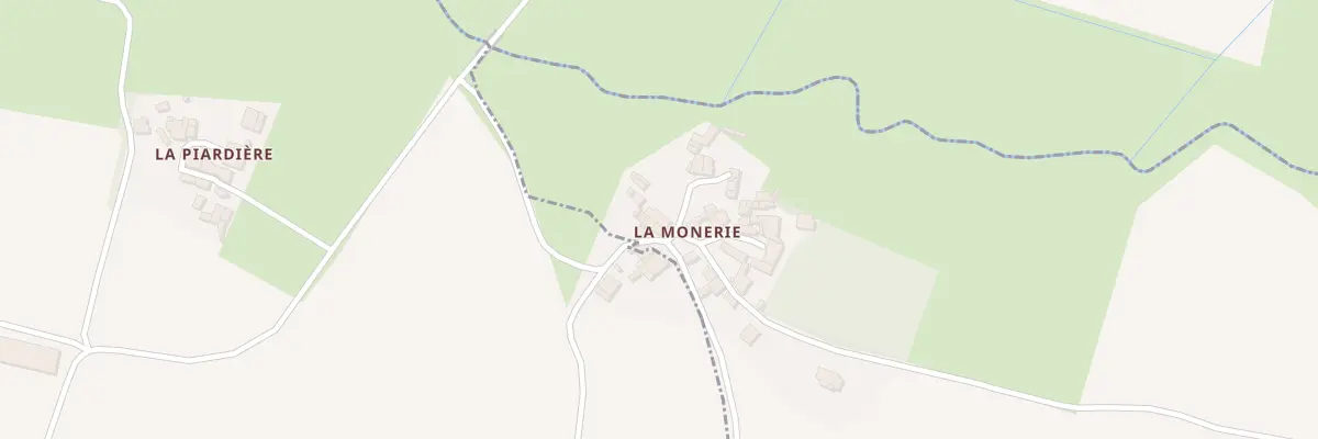 Plan du 2 La Monnerie à La Jaudonnière