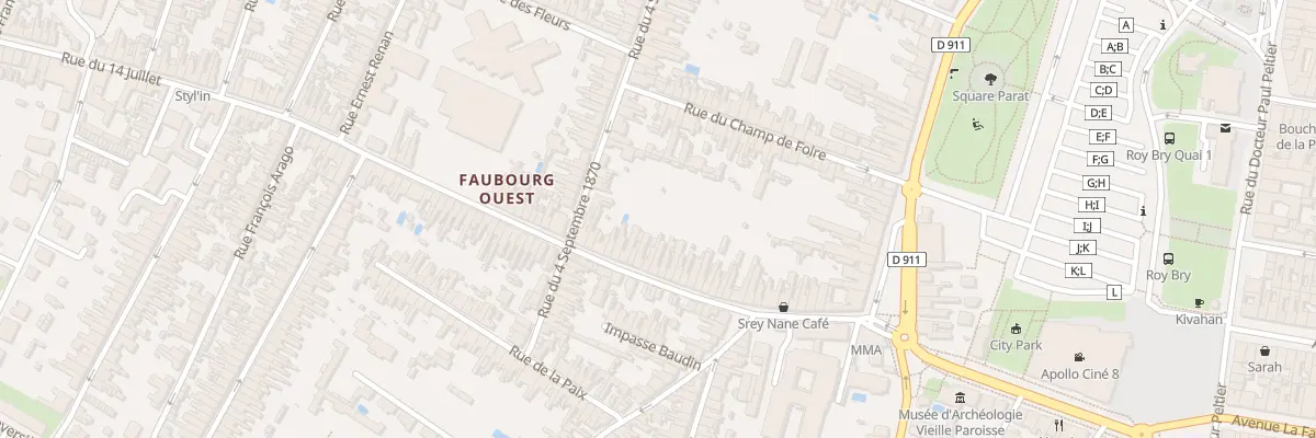 Plan du 41 Rue du Quatorze Juillet à Rochefort