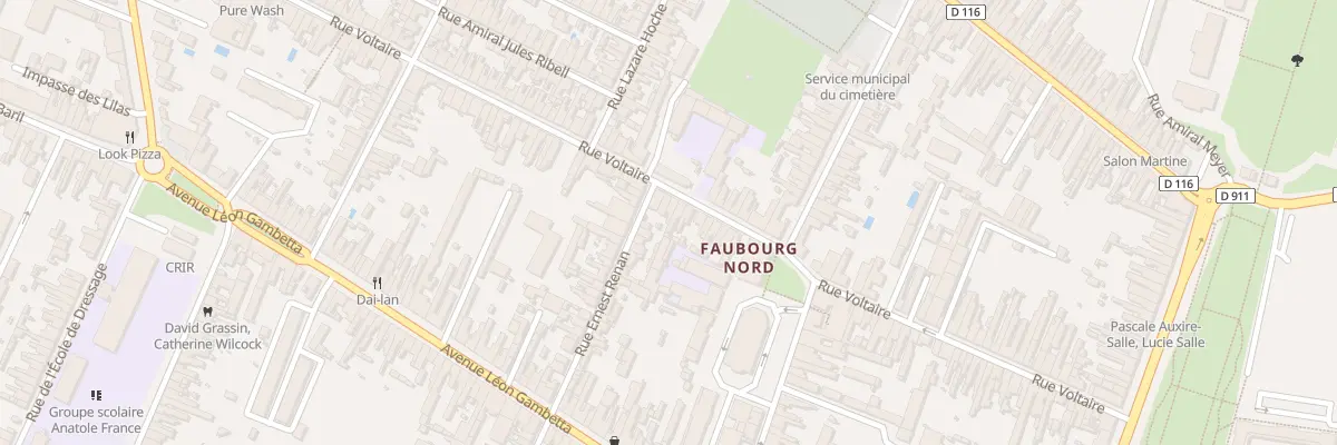 Plan du 68B Rue Voltaire à Rochefort