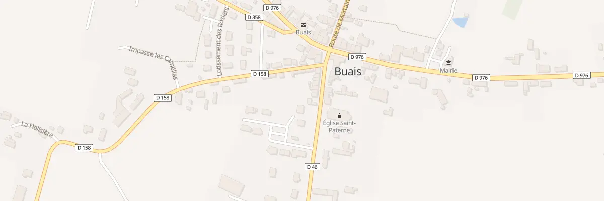 Plan du 14 Rte de Fougerolles Buais à Buais-Les-Monts