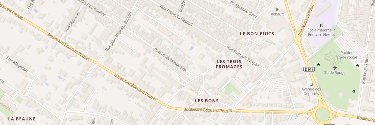 Plan du 45T Rue Masquelez à Rochefort