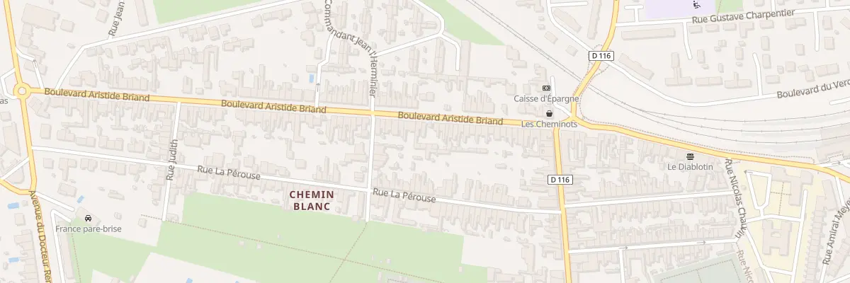 Plan du 84 Bd Aristide Briand à Rochefort