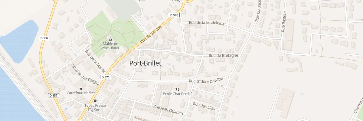 Plan du 20 Rue de Bretagne à Port-Brillet