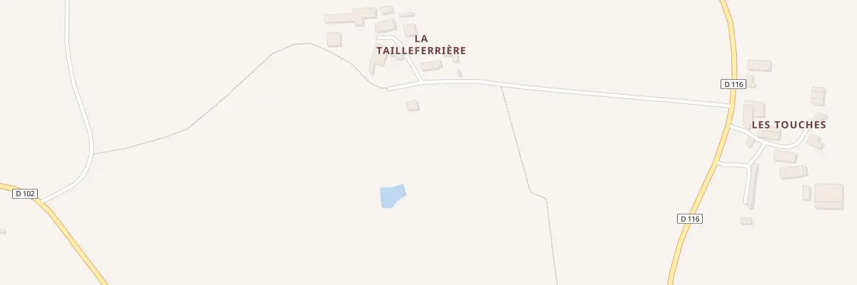Plan du 1 La Tailleferrière à La Dorée