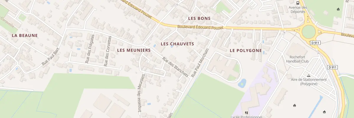 Plan du 7 Rue des Blanchets à Rochefort