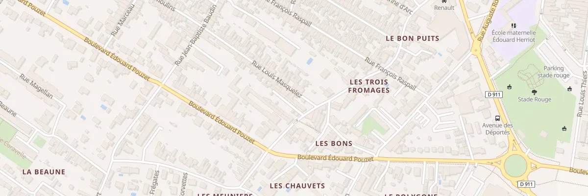 Plan du 36 Rue Masquelez à Rochefort