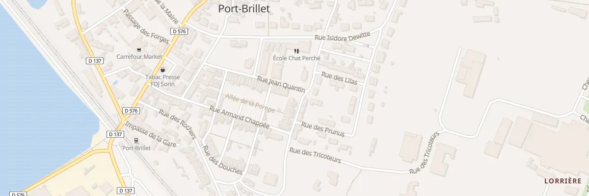Plan du 19 Rue Jean Raty à Port-Brillet