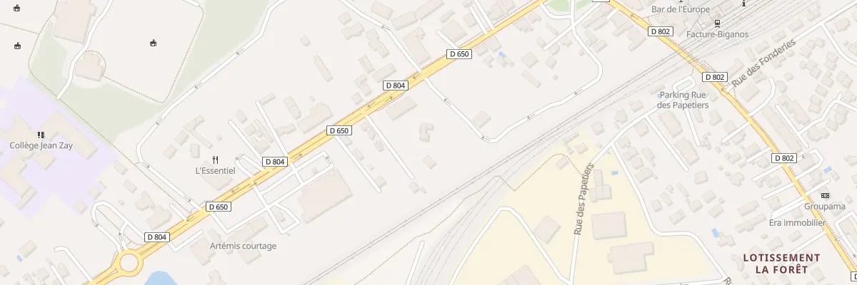 Plan du 72 Av de la Côte d’Argent à Biganos