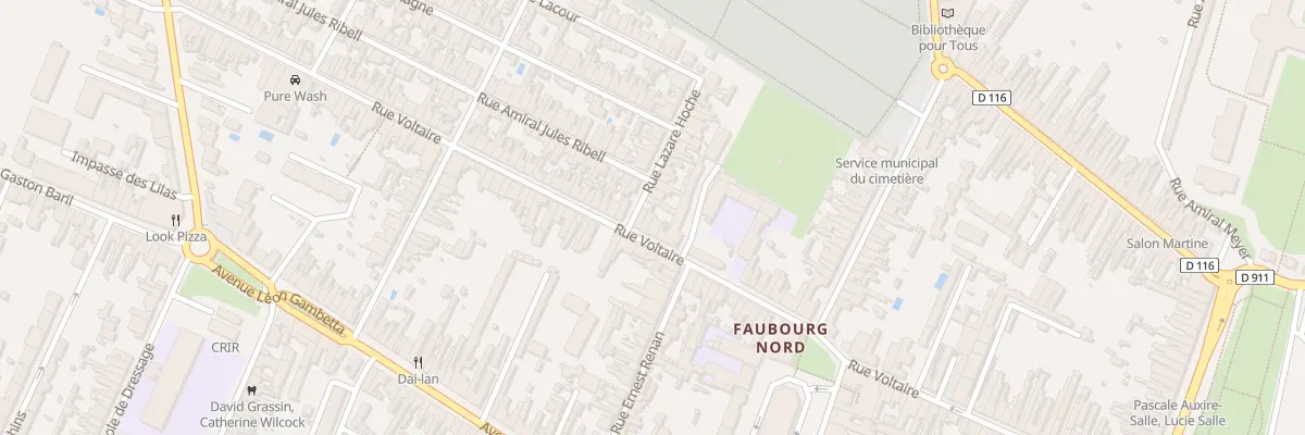 Plan du 71 Rue Voltaire à Rochefort