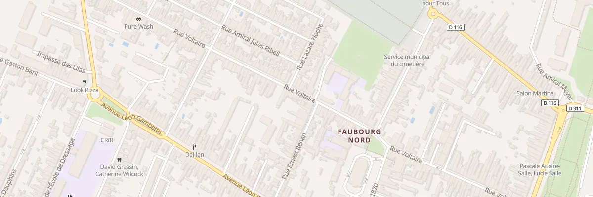 Plan du 72 Rue Voltaire à Rochefort