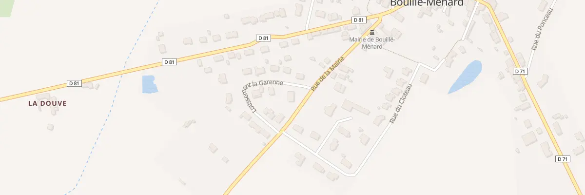 Plan du 16 Rue de la Mairie à Bouillé-Ménard