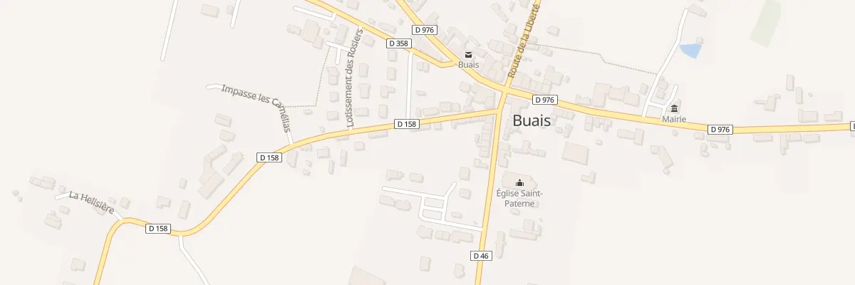 Plan du 3 Rte de Landivy Buais à Buais-Les-Monts