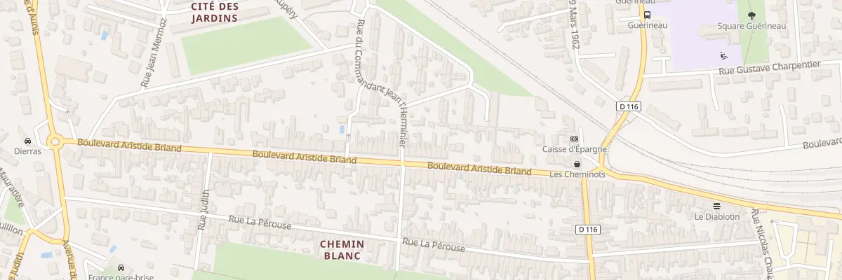 Plan du 41 Bd Aristide Briand à Rochefort