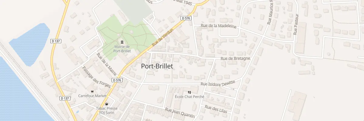 Plan du 16 Rue de Bretagne à Port-Brillet