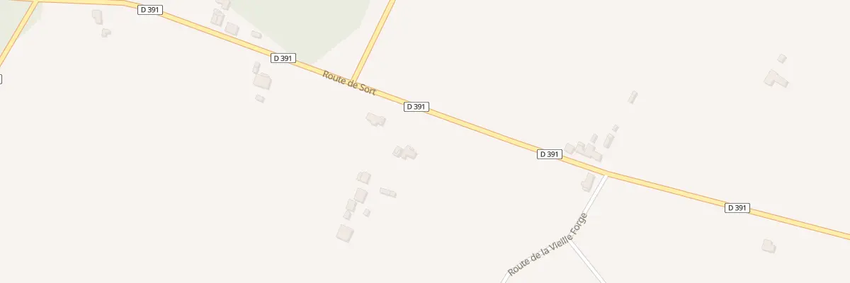 Plan du 505 Rte de Sort à Saugnac-et-Cambran
