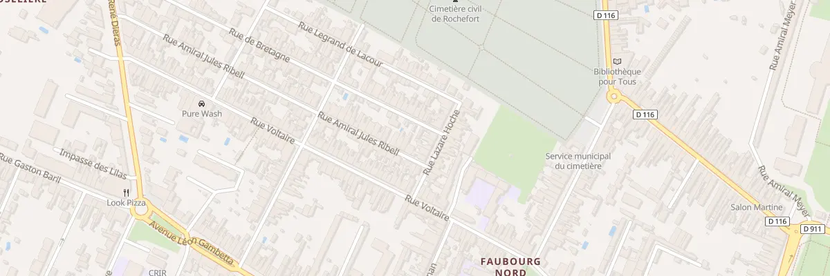 Plan du 2B Rue de Bretagne à Rochefort