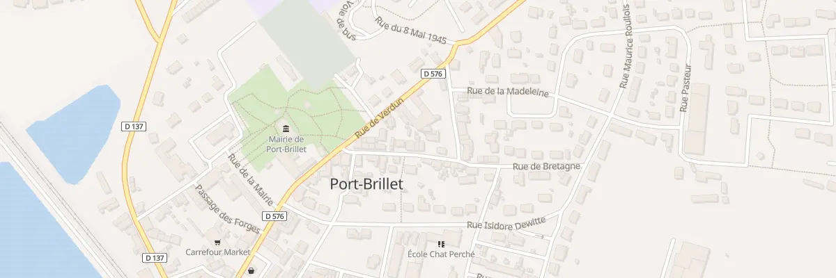 Plan du 11 Rue de Bretagne à Port-Brillet