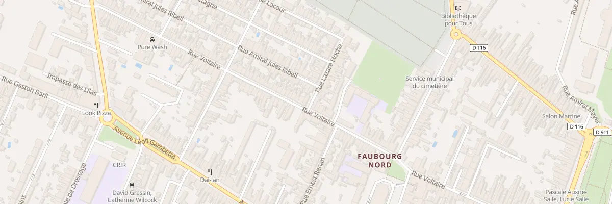 Plan du 2 Rue Hoche à Rochefort