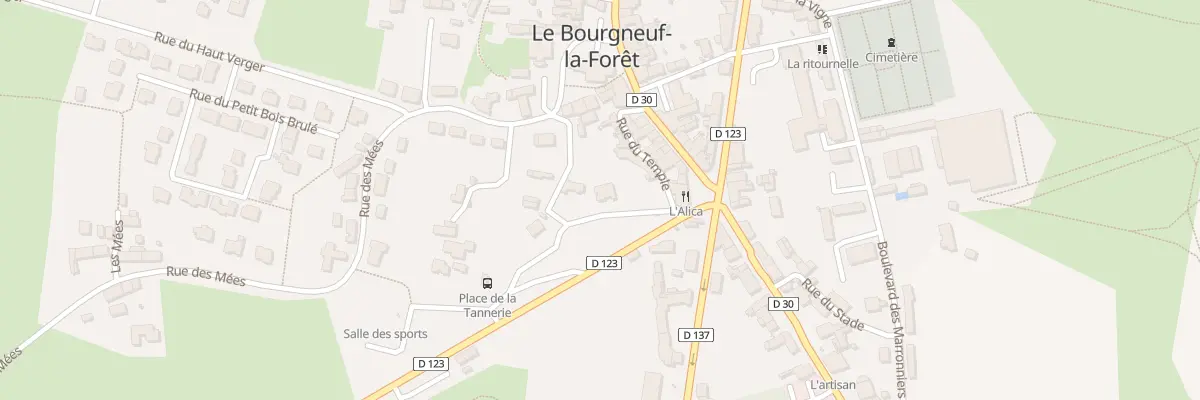 Plan du 5 Che du Lavoir au Bourgneuf-la-Forêt