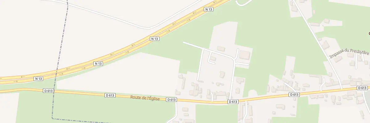 Plan du 48 Rte de l’Église à Longueville