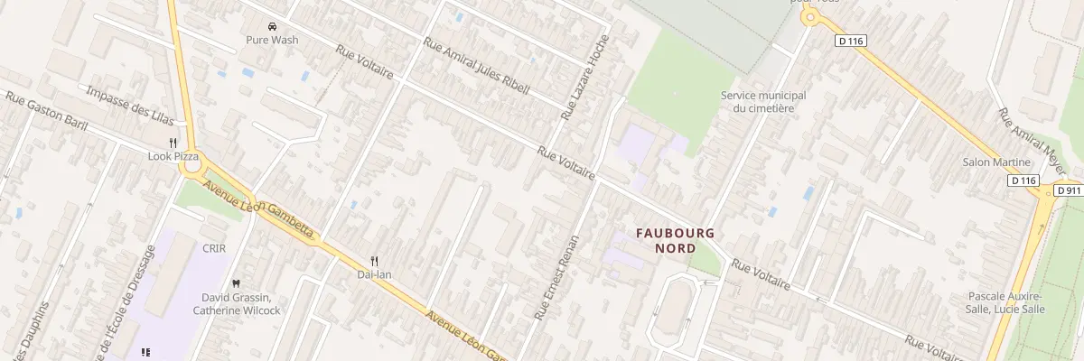 Plan du 74 Rue Voltaire à Rochefort